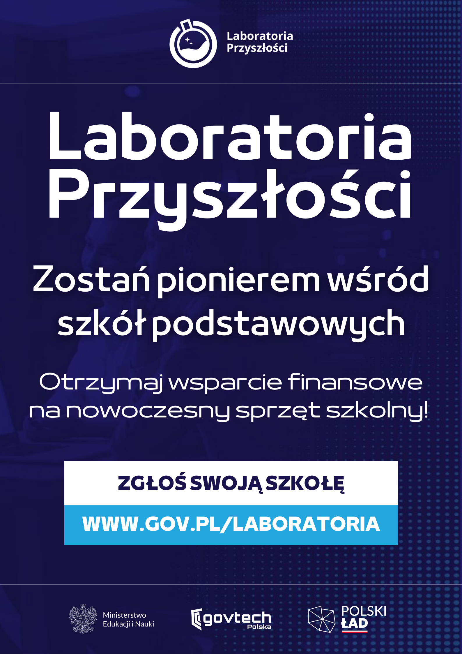 Plakat Laboratoria Przyszłości