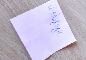 Prace uczniów w ramach Kampanii "Słowa mają moc"