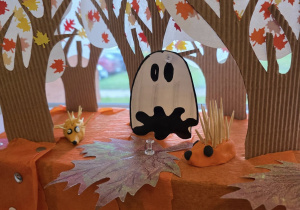 Prace uczniów wykonane podczas obchodów Dnia Dyni