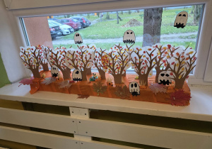 Prace uczniów wykonane podczas obchodów Dnia Dyni