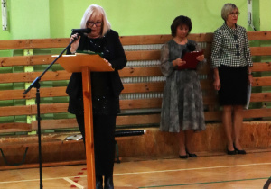 Przemówienie dyrektor Barbary Grzelarczyk