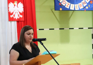 Przemówienie wicedyrektor Moniki Tkacz