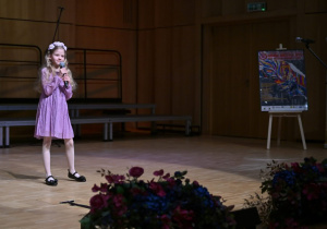 Emilka Antczak reprezentowała naszą szkołę w XXXI Przeglądzie Piosenki o Łodzi " Łódzkie skrzydła"
