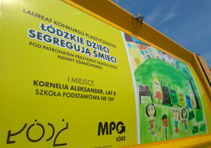 Baner konkursu Łódzkie dzieci segregują śmieci